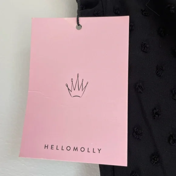 Hello Molly Face on Magazines Dress - XS Black - Picture 6 of 7